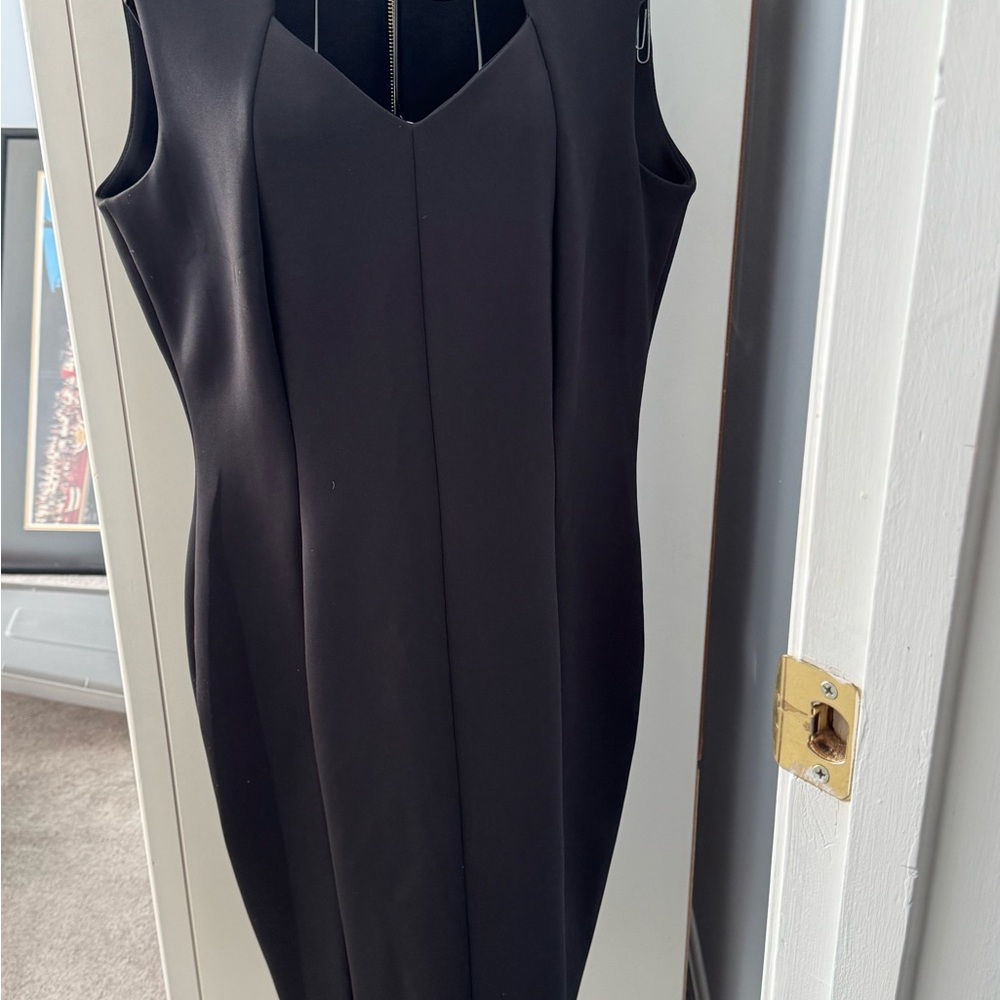 Calvin Klein Black Midi Dress